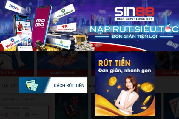 Rút tiền SIN88 nhanh chóng và minh bạch Hướng Dẫn Rút Tiền SIN88 Về Tài Khoản Ngân Hàng “Cực Nhanh"