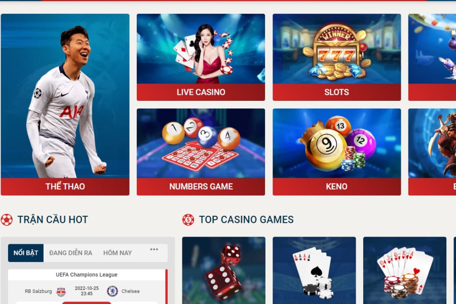 Trang chủ 36 Giao diện thiết kế website SIN88 đỉnh cao