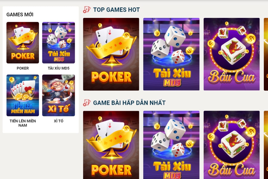 Trang chủ 35 Hàng nghìn trò chơi game bài độc đáo